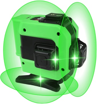4D Green Self-Leveling 360° Horizontal/Vertical 16 Lines Laser Level