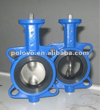 Wafer type butterfly valve