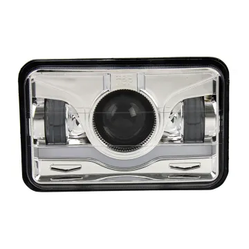4x6" LED Headlights Hi-Lo Beam DRL Kit for Chevy Pickup Trucks and Camaro