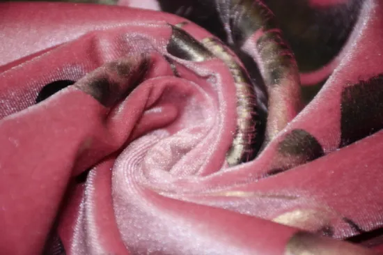 wholesale high grade offset printed ks spun velvet fabric                        
                                                                                Supplier's Choice