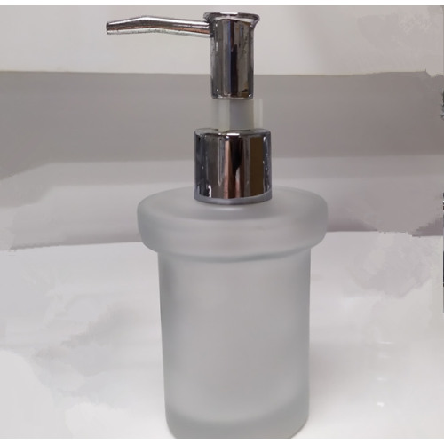 Manual Glass Bottle Soap Dispenser For Bathroom