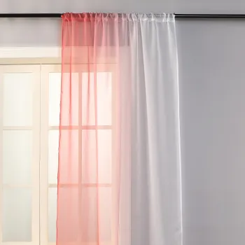 High-Quality Gradient Color Contrast Sheer Curtains - New Design