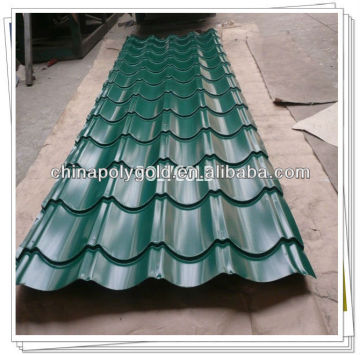 Ccorrugated steel roofing sheet