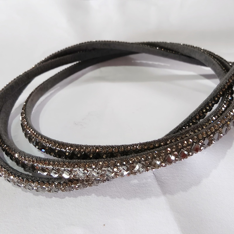 Multi color rhinestone strip accessories