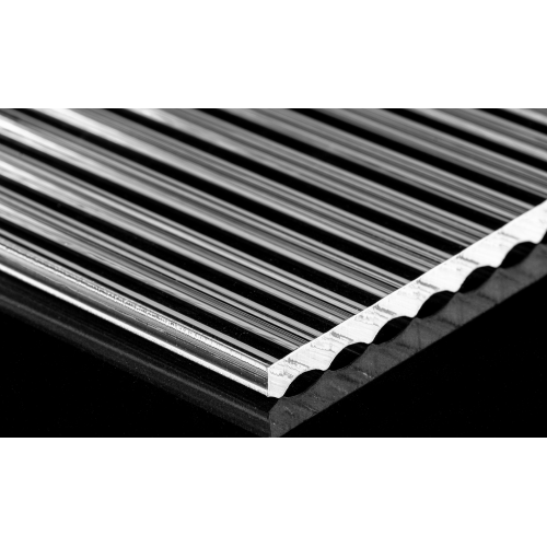 Fluted Acrylic Panle Clear Fluted Acrylic Sheet For Partition Manufactory