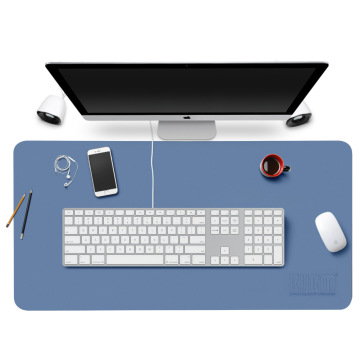 Double-Sided Leather Mouse Pad - Protector Dual Color Office Home Desk Mat