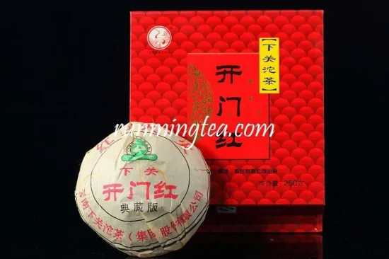 2007 Xiaguan Kai Men Hong Raw Pu - Erh Tea