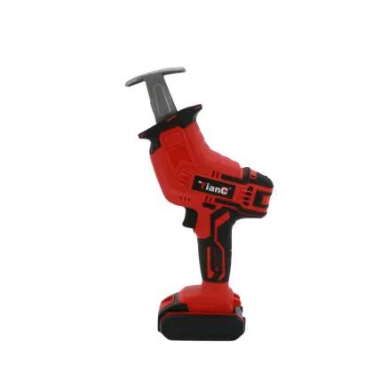 Professional 21V Power Cordless Reciprocating Saw: Industrial Grade Battery-Powered Saber Saw for Efficient Wood Cutting