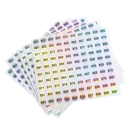 Transparent Kiss Cut Stickers for License Plate Concealment