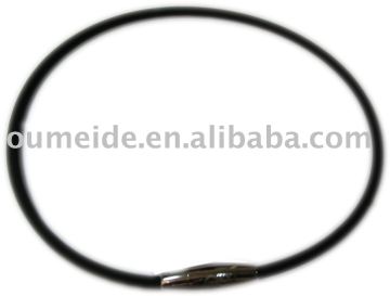 color chain health silicone necklace