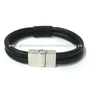 Lady's Leather Bracelet with Promotional Style
