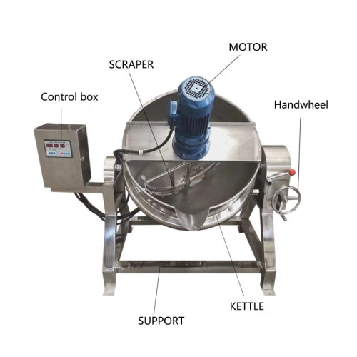 Stainless steel jacketed kettle