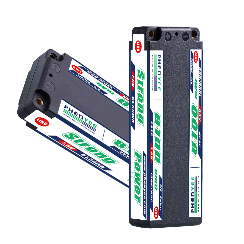 আরসি গাড়ির জন্য 8100MAH 7.6V 2S লাইপো ব্যাটারি