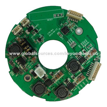 Double-layer PCB with Amounted Surface Lead-free HASL