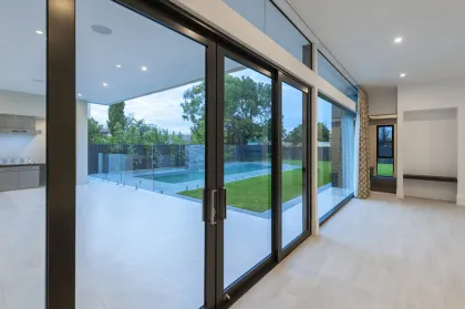 Modern aluminum sliding door