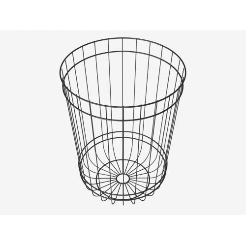 round metal storage cloth rack