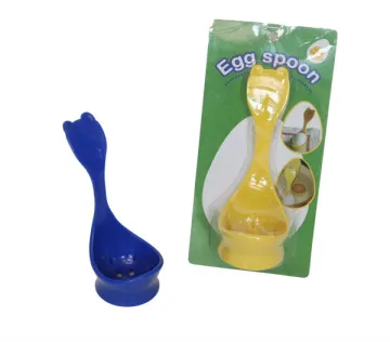 Factory Custom plastic colorful spoon with hole