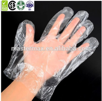 Cheap HDPE/LDPE Poly Disposable Veterinary Gloves