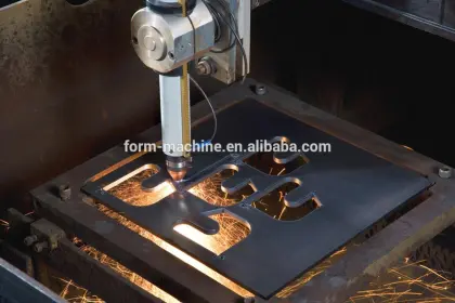 CNC plasma cutting systems automate the cutting of intricate shapes materials