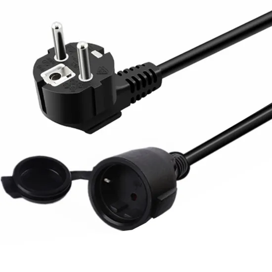 Wholesale 3-Pin EU Rubber Insulation Safety Power Cord and Extension Cable