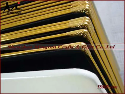 Wedding Silp-in photo Album,Wedding Albums,slip in album with golden page edge
