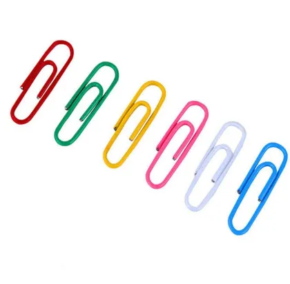High Quality Custom Made Vinyl Coated Large Paper Clips