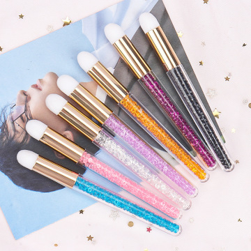 Professional Makeup Tools and Beauty Products: Lash Mousse, Shampoo, Cleanser, Lash Brush, Chain Crystal Brushes, Shiny Brush Set