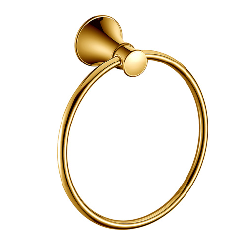 Modern Bathroom Black Towel Ring