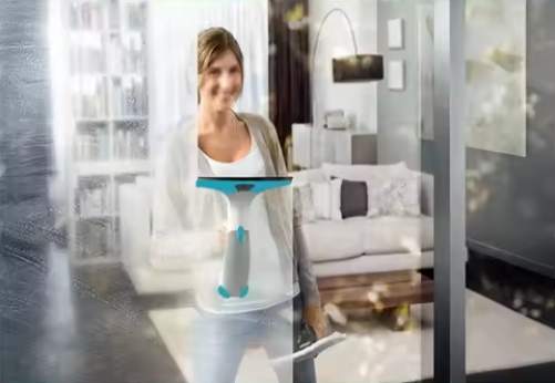Electric Window Cleaner White Blue C1