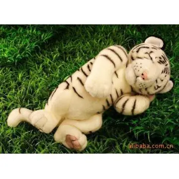 Sleeping Tiger Toy  Plush Toy Yellow Color