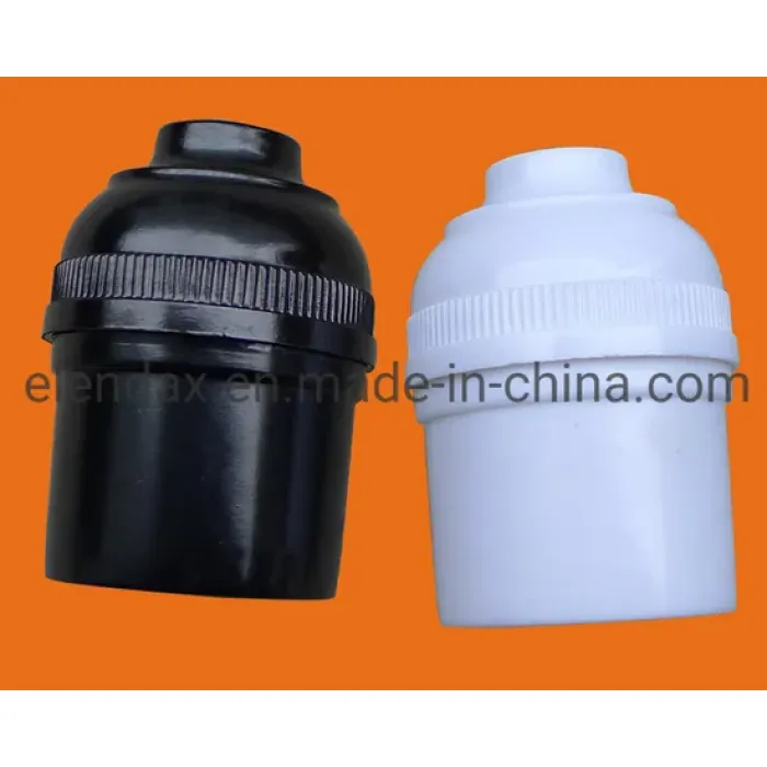 Индонезия E27 Бакелитовая одинарная цоколь для лампы (H5025)