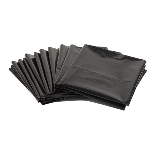 Black Heavy Duty 46 Gallon 100% Recycled Garbage Packaging Bag For Production Line