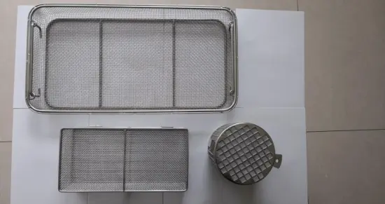 Lab usage wire mesh basket