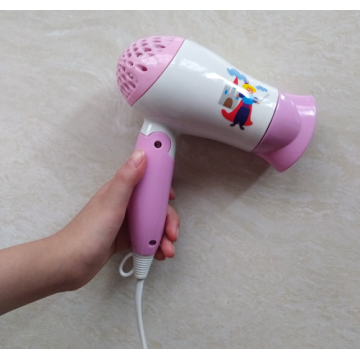 Conventional Handy Using Electric Hair Dryer For Kids