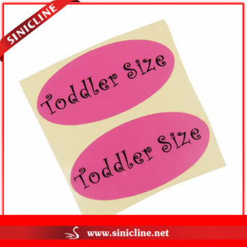 Pink Roughen Surface Sticker Labels
