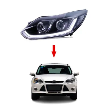 Plug and Play XT Upgrade for Ford Focus 2012-2014 Bi-Xenon LED Daytime Running Light Headlights
