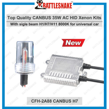 Hot selling waterproof shockproof canbus 35w AC slim car hid xenon kit h7 6000k