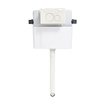 In-Wall Plastic Concealed Dual Flush Tank FS2001-D Squatting Pan with F5020 Flush Plate