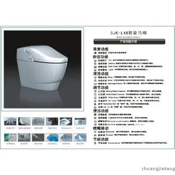 Electronic one-piece quick drying toilet