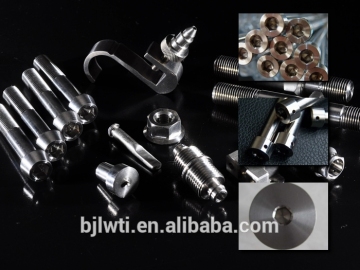 High Quality Polished DIN933 Titanium Hexagon Head Bolts