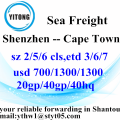 Fret maritime de Shenzhen expédition à Cape Town