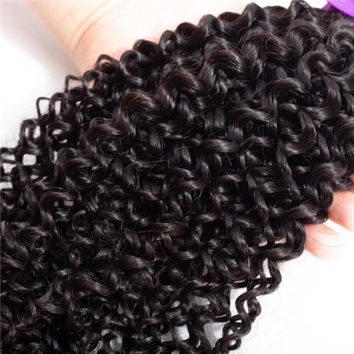 UNPROCESSED HUMAN HAIR KINKY CURLY HAIR BUNDLE WEAVE