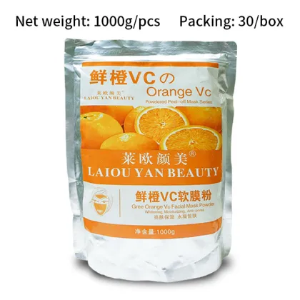 Fresh Orange VC Whitening Mask - Moisturizing Facial Mask Powder for Skin Care