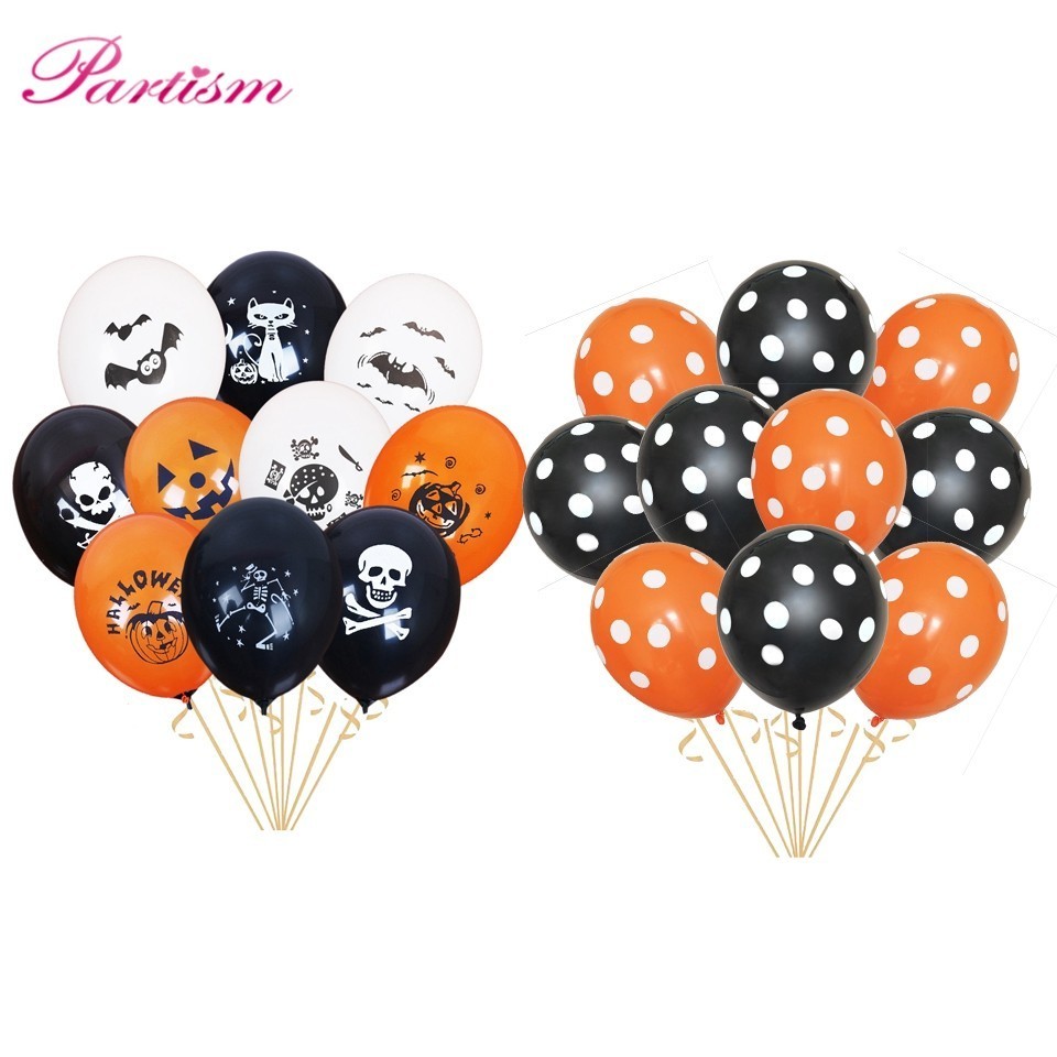 Halloween Pumpkin Ghost Foil Balloons Spider Balloons Kids Toy Bat Globos Air Balls for Halloween Party Decor Supplies