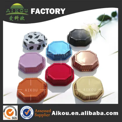 individual cosmetics eyeshadow container with tray