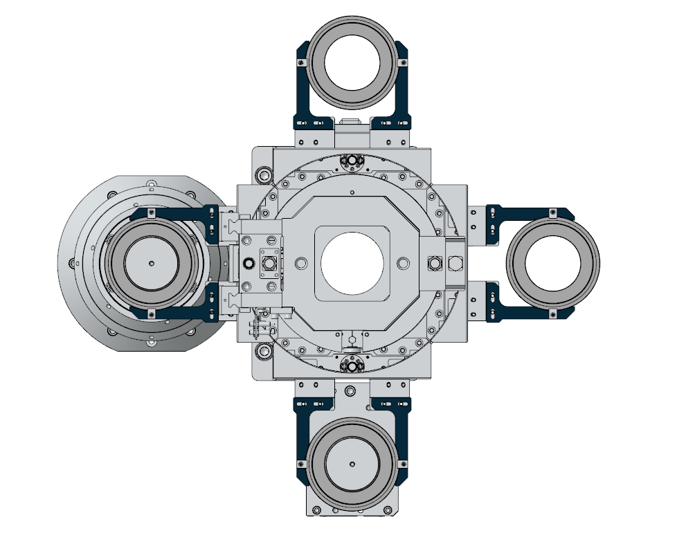 4-station automatic loading and unloading manipulator arm