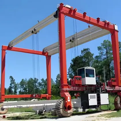 Hydraulic RTG Cranes Container Loading Crane