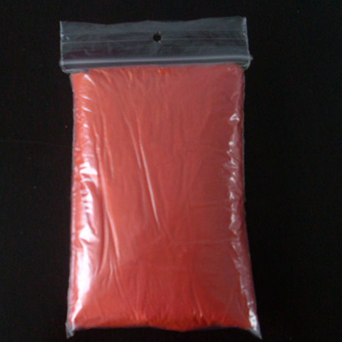 red cheap rain poncho packing 