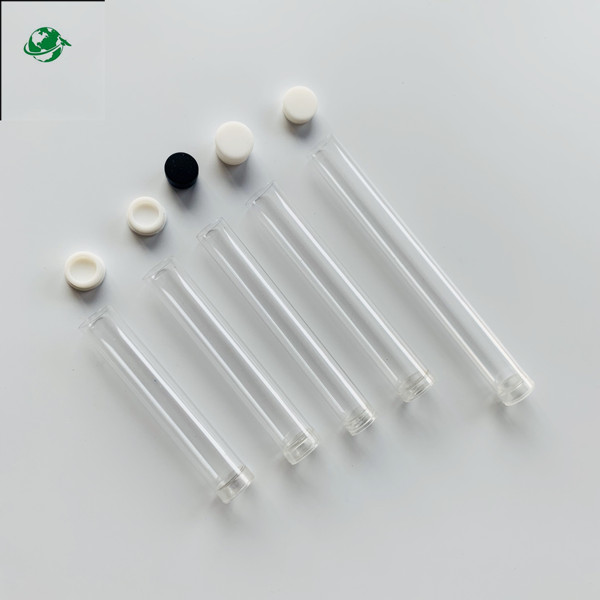 19/21 mm Cartridge Plastic Tube With Cork/Rubber Lid