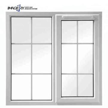 UPVC डबल टेम्पर्ड सेफ्टी ग्लास स्लाइडिंग विंडोज़ फॉर बालकनी और होम